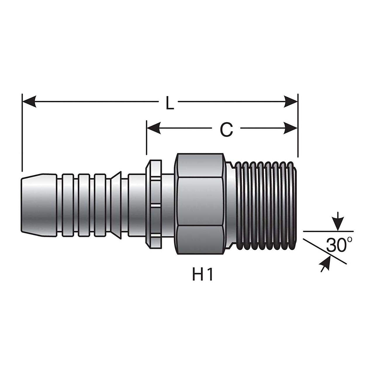 Hydraulic Gates G20810-1212 Coupling