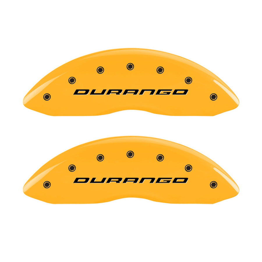 Caliper Covers MGP 12043SDG1YL, Yellow Caliper Cover