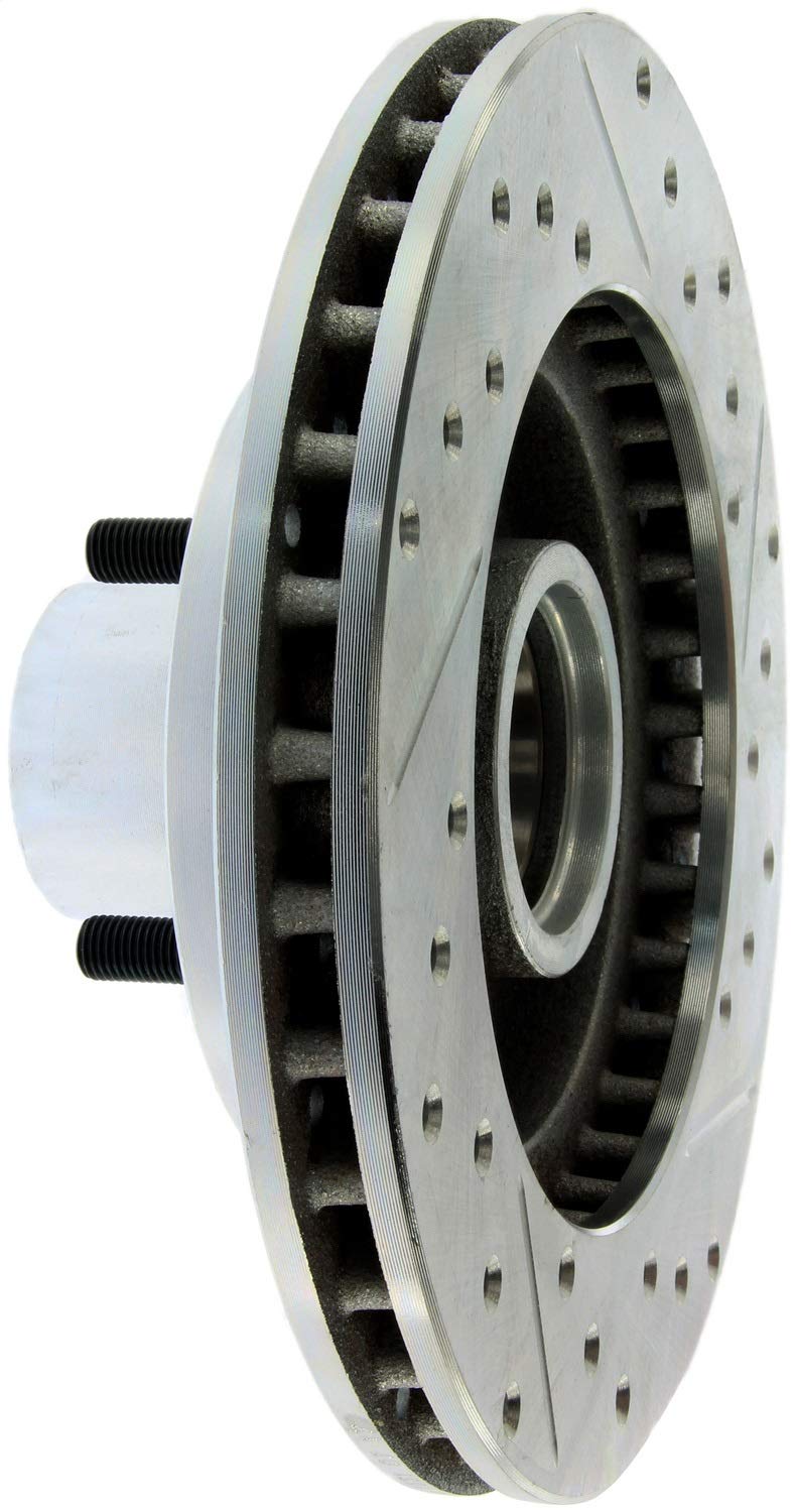 StopTech 227.62013R Brake Rotor Select Sport Drilled and Slotted; Front Right