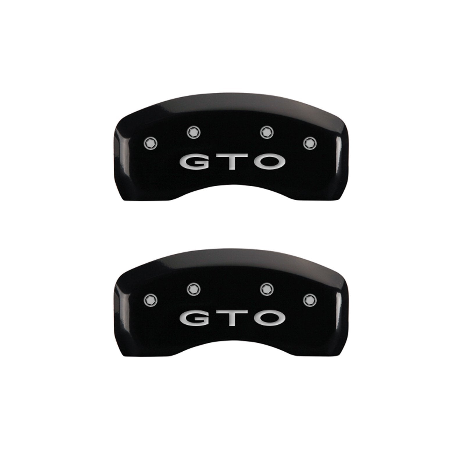 Caliper Covers MGP 18029SGTOBK with Black Powder Coat Finish, (Set of 4)