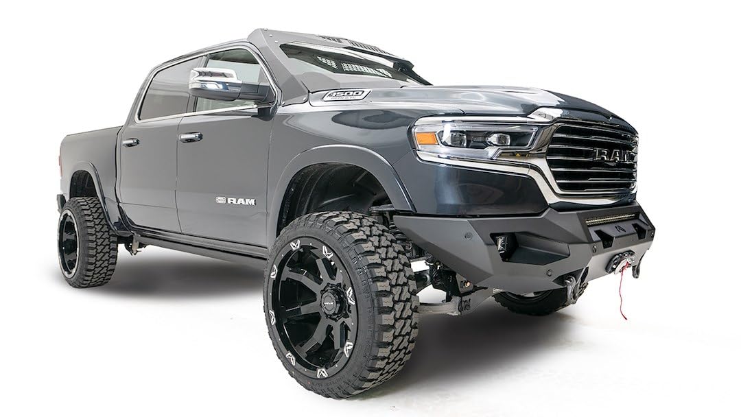 Fab Fours 10-18 Ram 2500/3500(19 Classic) W/Pre-Runner Guard Hd Matrix Front, Black (DR10-X2952-1)