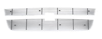 Billet Grille Compatible with Chevrolet Silverado (2006-2007), Polished, 2 Pc, Overlay - PN #21106