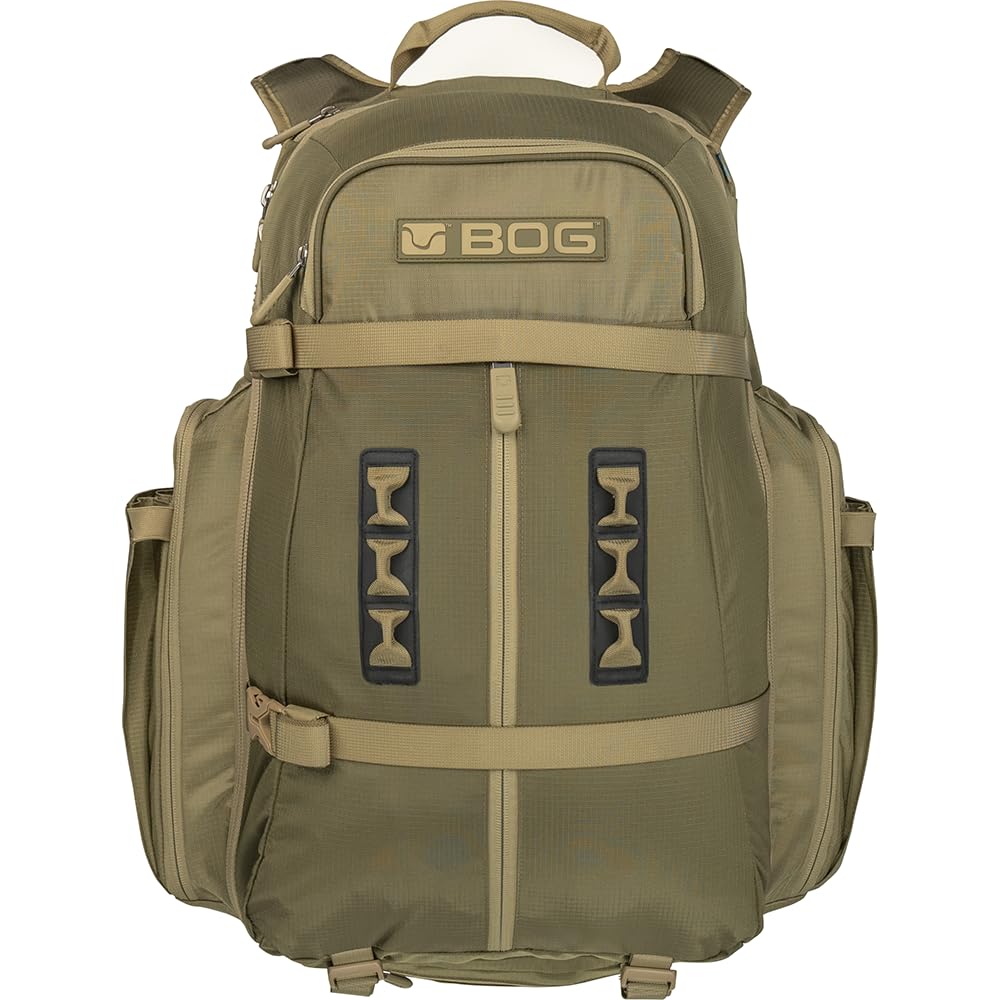 Day Pack BOG Bag with Detachable Carry Boot and Rain Cover, Lightweight Ripstop, Heavy-Duty, Large Capacity, for Hunting, Outdoors, EDC