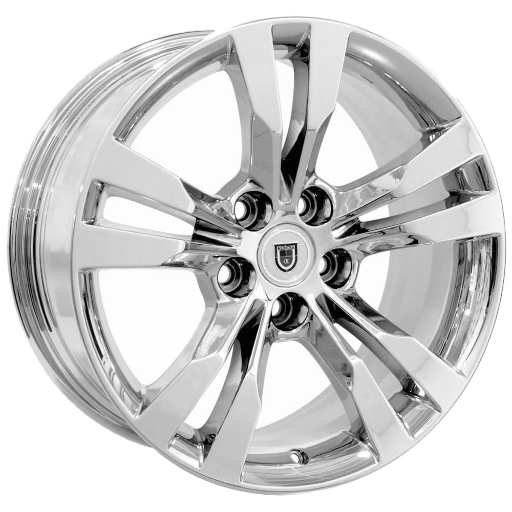 Chrome Wheel Painted Tires OE Wheels LLC CA15B-18085-5120-40C (18 x 8.5 inches /5 x 120 mm, 40 mm Offset)