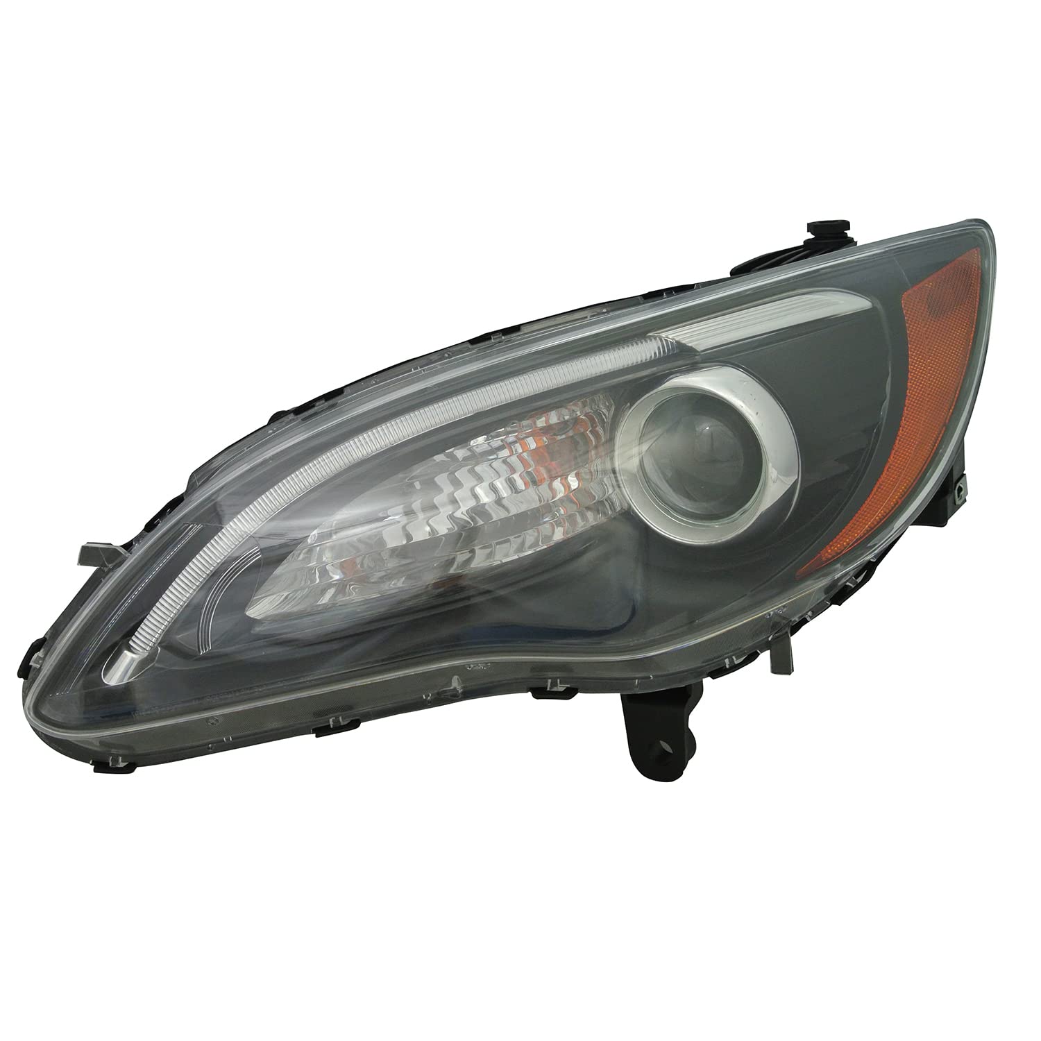 Left TYC Headlight Assembly Compatible with 2011-2014 Chrysler 200