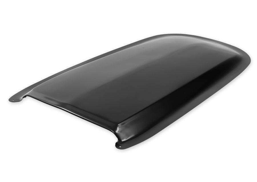 Stamped Steel Scott Drake Hood Scoop in a Semi-Gloss Black Finish, Compatible with 1965-1966 Ford Shelby Mustang GT350, Model S1MS-16025-M
