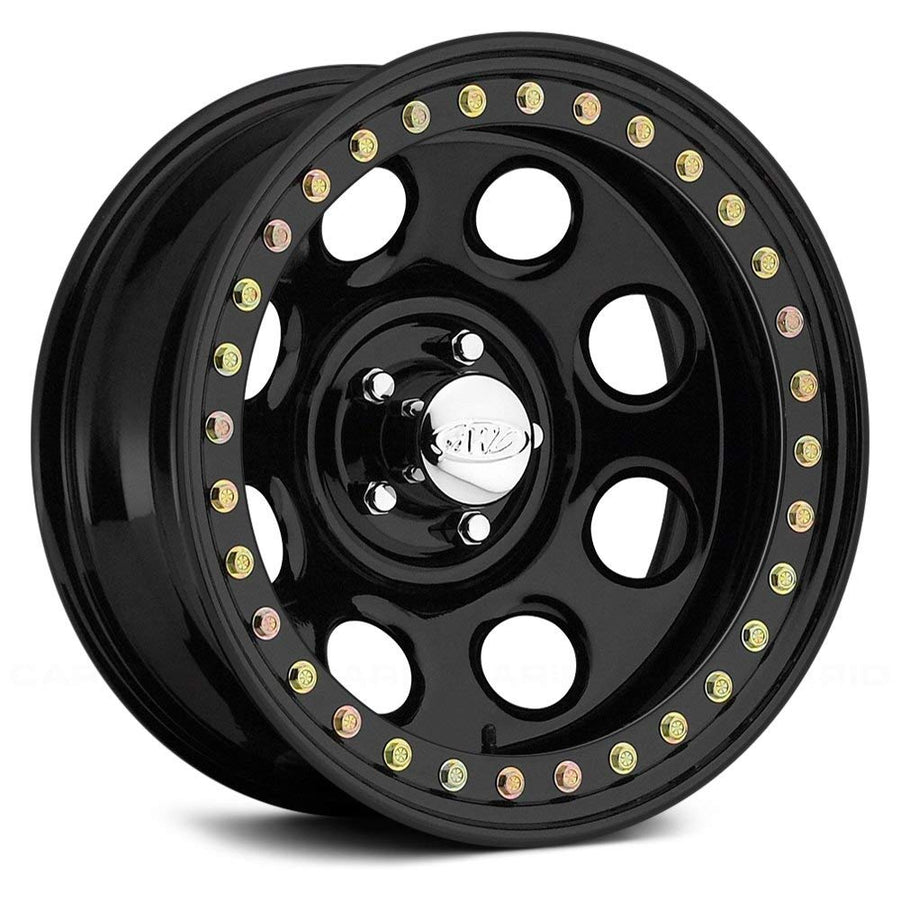Raceline RT81 Wheels Rock 8 Beadlock Black Wheel with Titanium (15 x 1. inches /1 x 1 mm, 1 inches Offset)