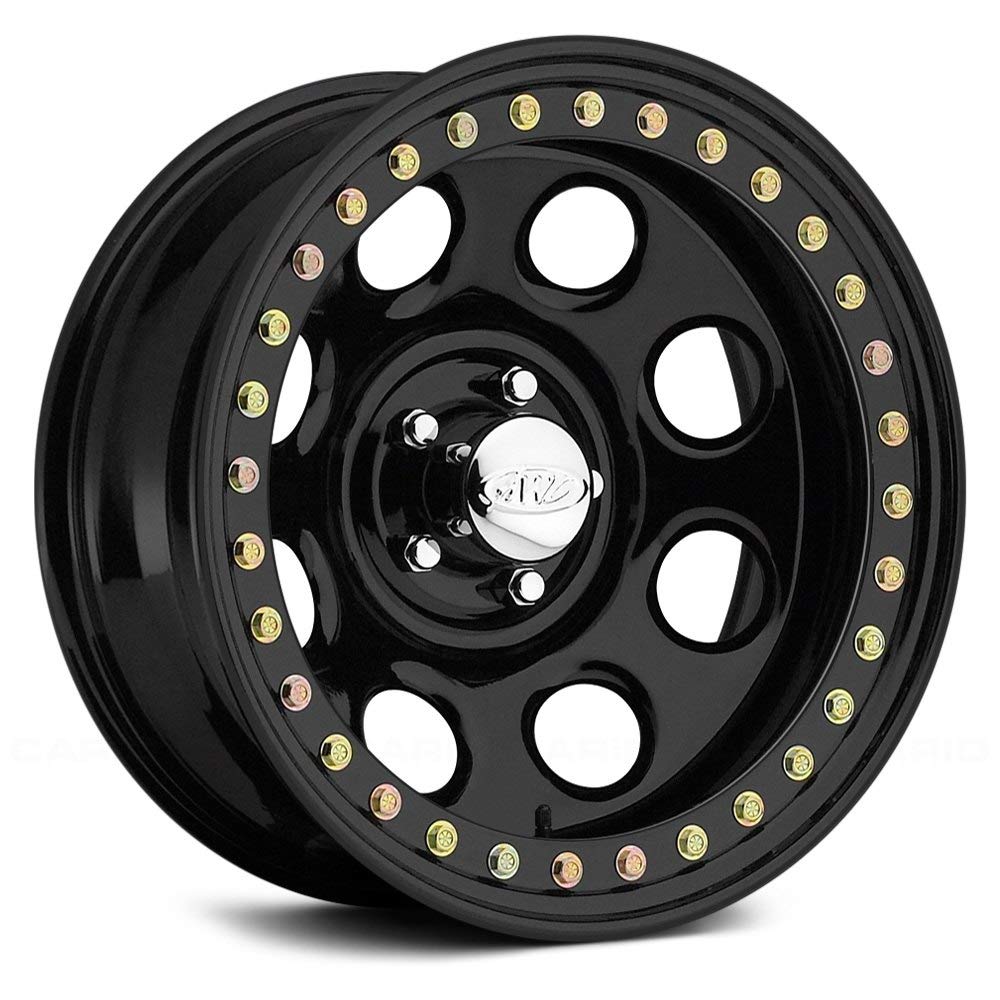 Raceline RT81 Wheels Rock 8 Beadlock Black Wheel with Titanium (15 x 1. inches /1 x 1 mm, 1 inches Offset)