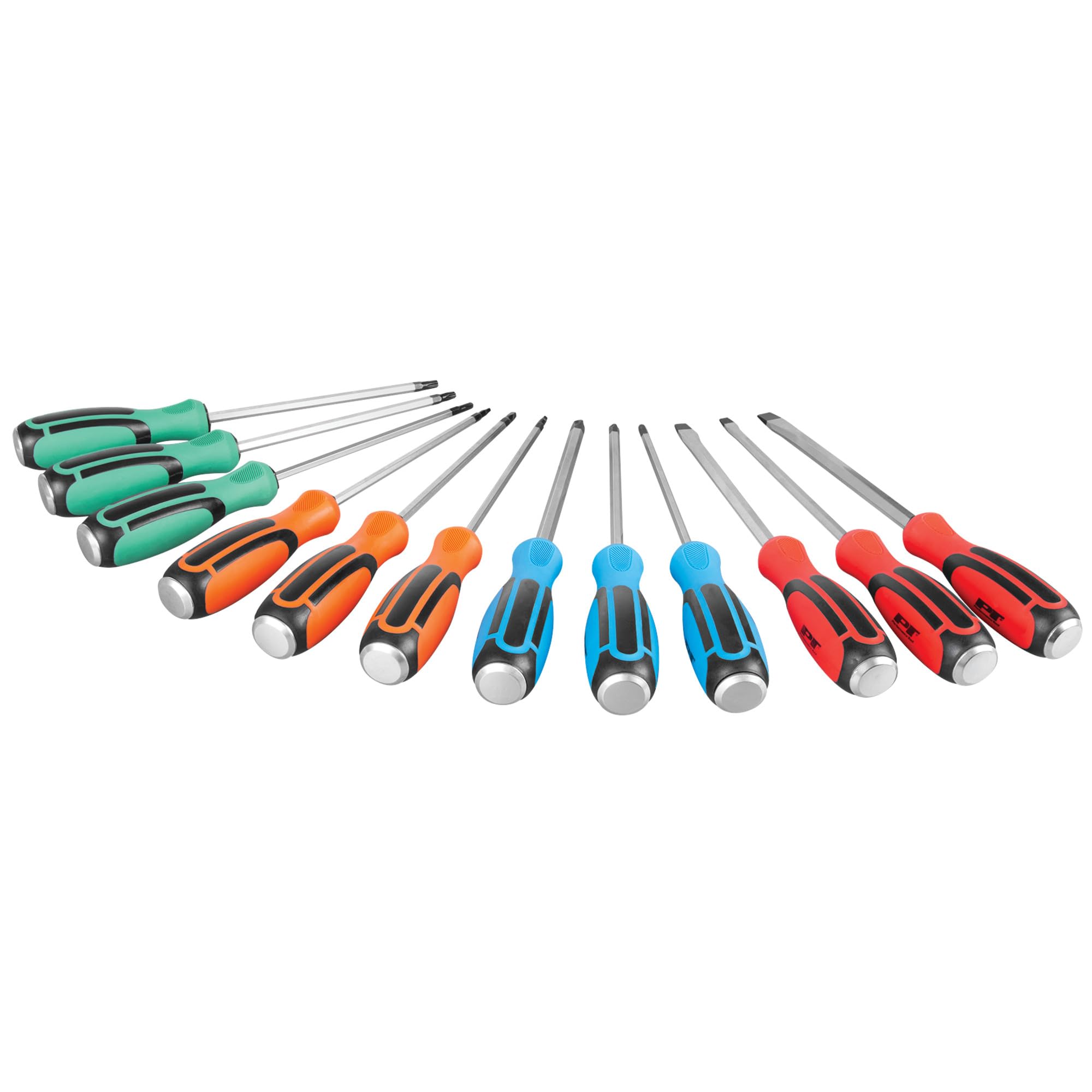 12Pc Performance Tool Go-Thru Screwdriver Set W1741