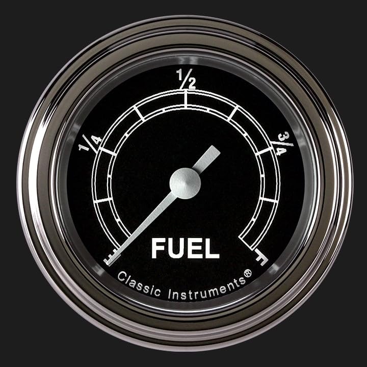 TR109SLF Classic Instruments Traditional 2-1/8" Fuel Pressure Gauge Programmable