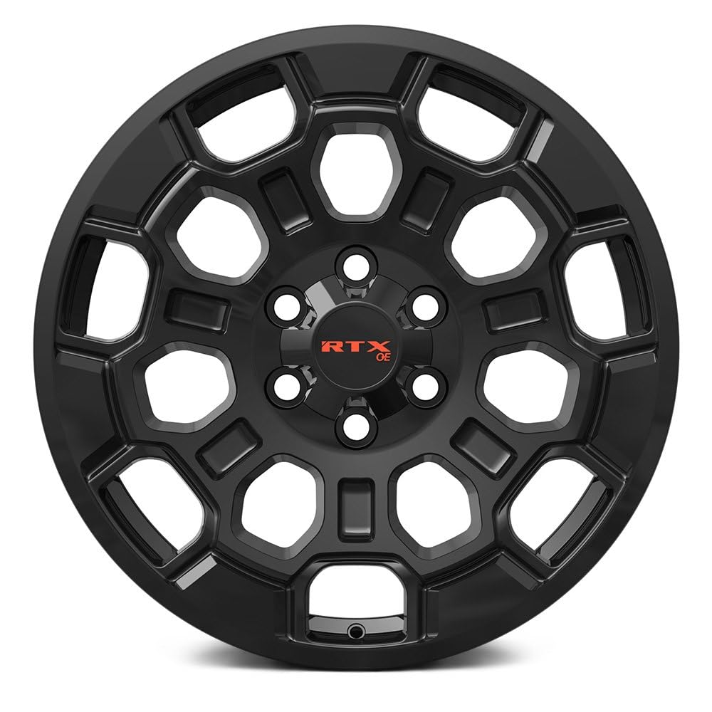 TY-03 RTX Custom Wheel - 20x9, 35 Offset, 6x139.7 Bolt Pattern, 95.1mm Hub - Satin Black Rim