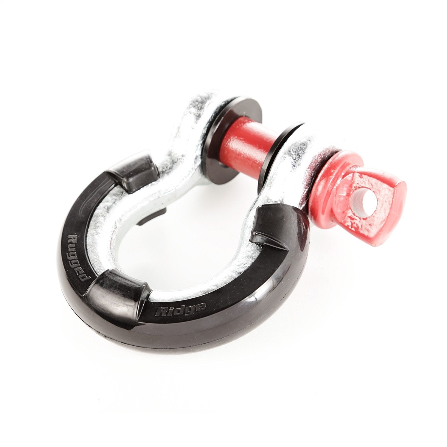 D-Ring Shackle Isolator Kit | Rugged Ridge, Black Pair, 3/4 inch | 11235.30