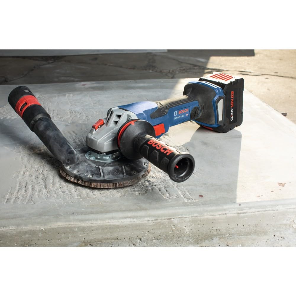 Bosch GWS18V-13CN 18V PROFACTOR™ Connected-Ready 5 – 6 In. Angle Grinder with Slide Switch (Bare Tool)