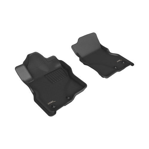 Kagu 3D MAXpider Custom Fit Floor Mat (Black) Compatible with Nissan Frontier Crew Cab 2022-2026 - Front Row