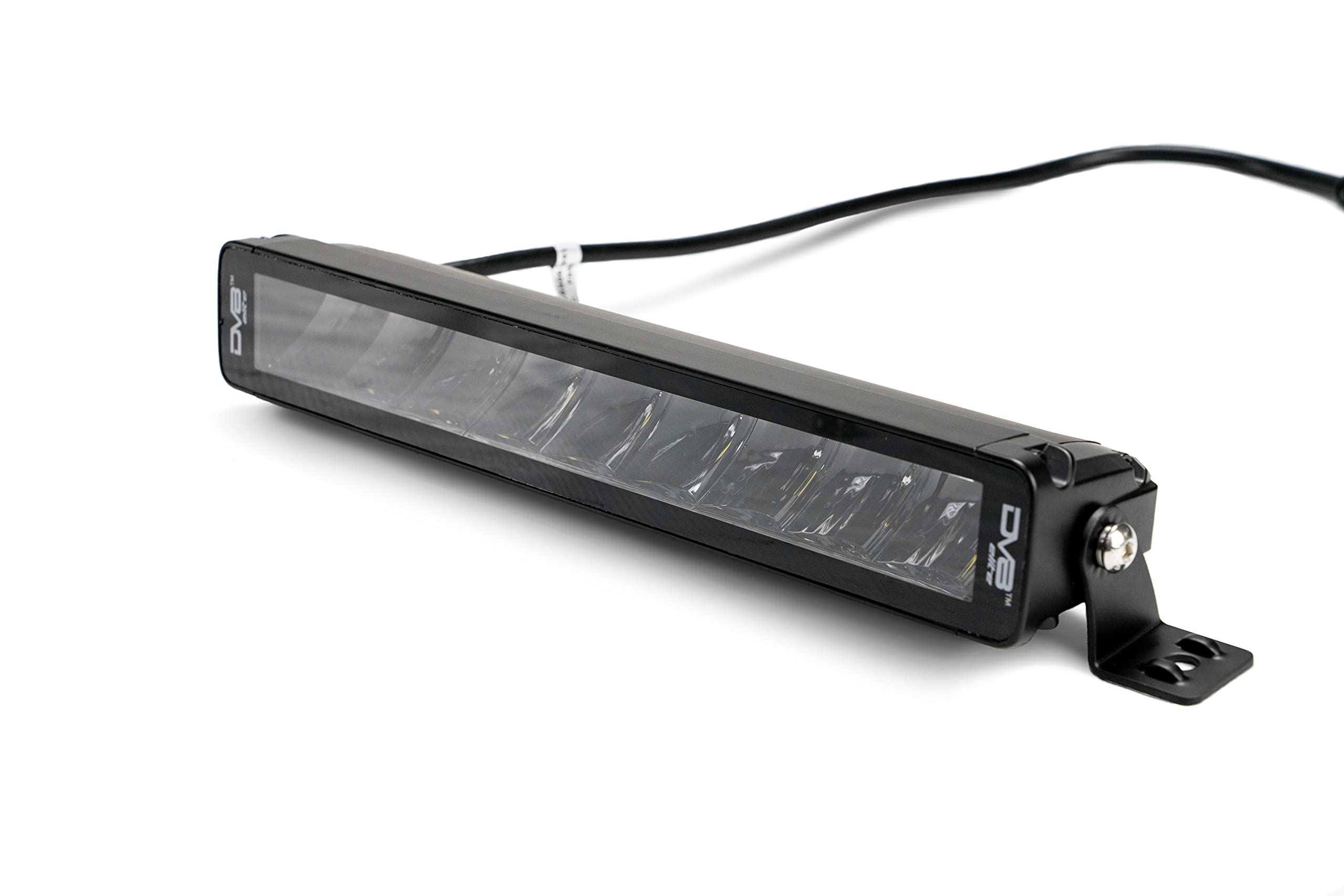 LED Light Bar DV8 Offroad | 13" Dual Row | 3,780 Lumen from OSRAM LED's | Bezel-Less Housing w/Heat Fins | IP68 Rated UV Resistant Lens | Flood/Spot Pattern | Elite Series BE13EW45W
