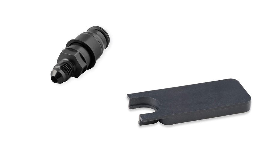 Earl's Clutch Adapter Fitting LS0024ERL -4 AN to Quick Connect Late T56 Master Slave Cylinder