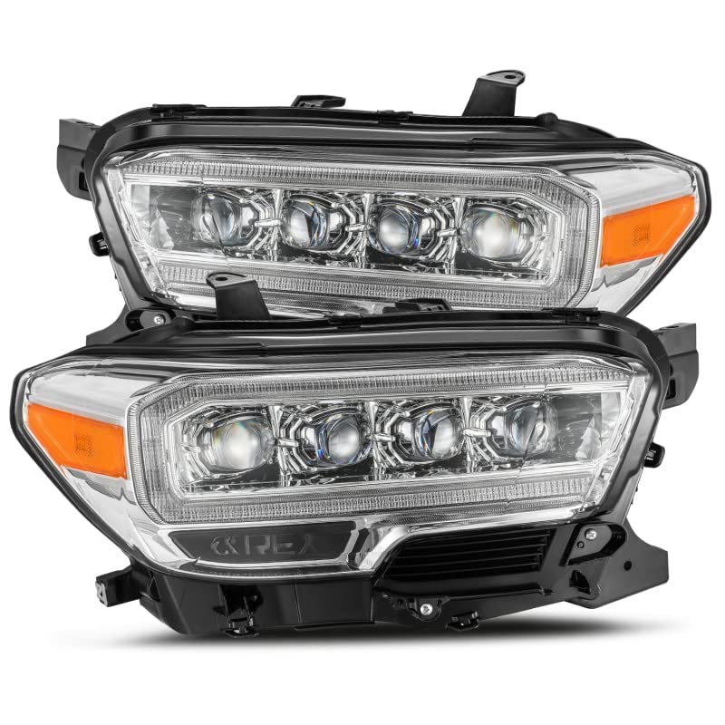 880706 AlphaRex USA Nova Series Projector Headlights fits Toyota Tacoma,Clear