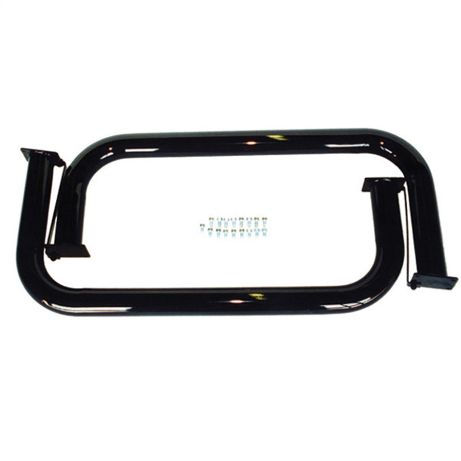Rugged Ridge Side Steps Round Tube for Jeep CJ | Black | 11504.03 | Fits 1976-1986 Jeep CJ