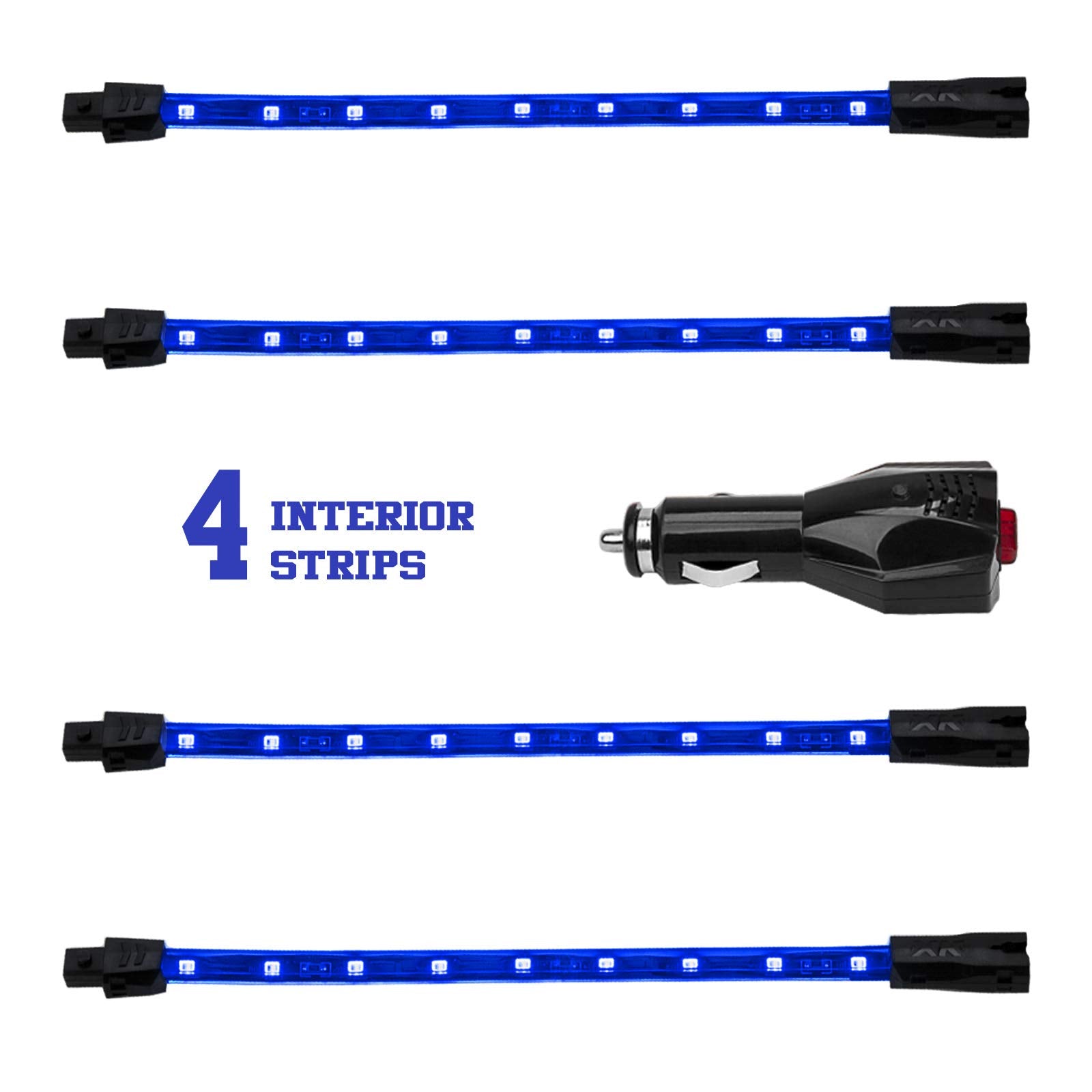 4x8 Single Color UnderglowLED Accent Light Car/Truck Kit XKGLOW XK041004-B Blue