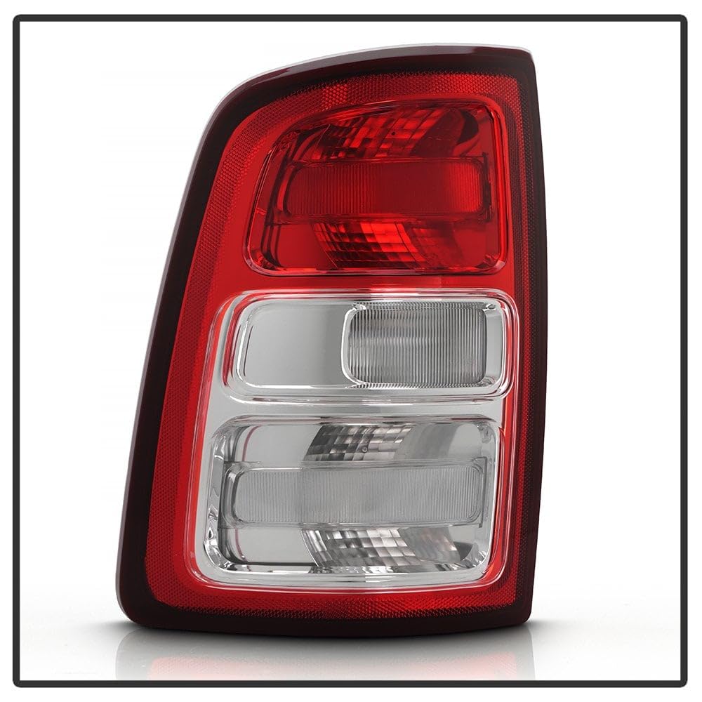 Dodge Ram 2500 19-24 Big Horn Halogen Chrome Bezel Spyder Red Len Tail Light - OE Left (No Harness)