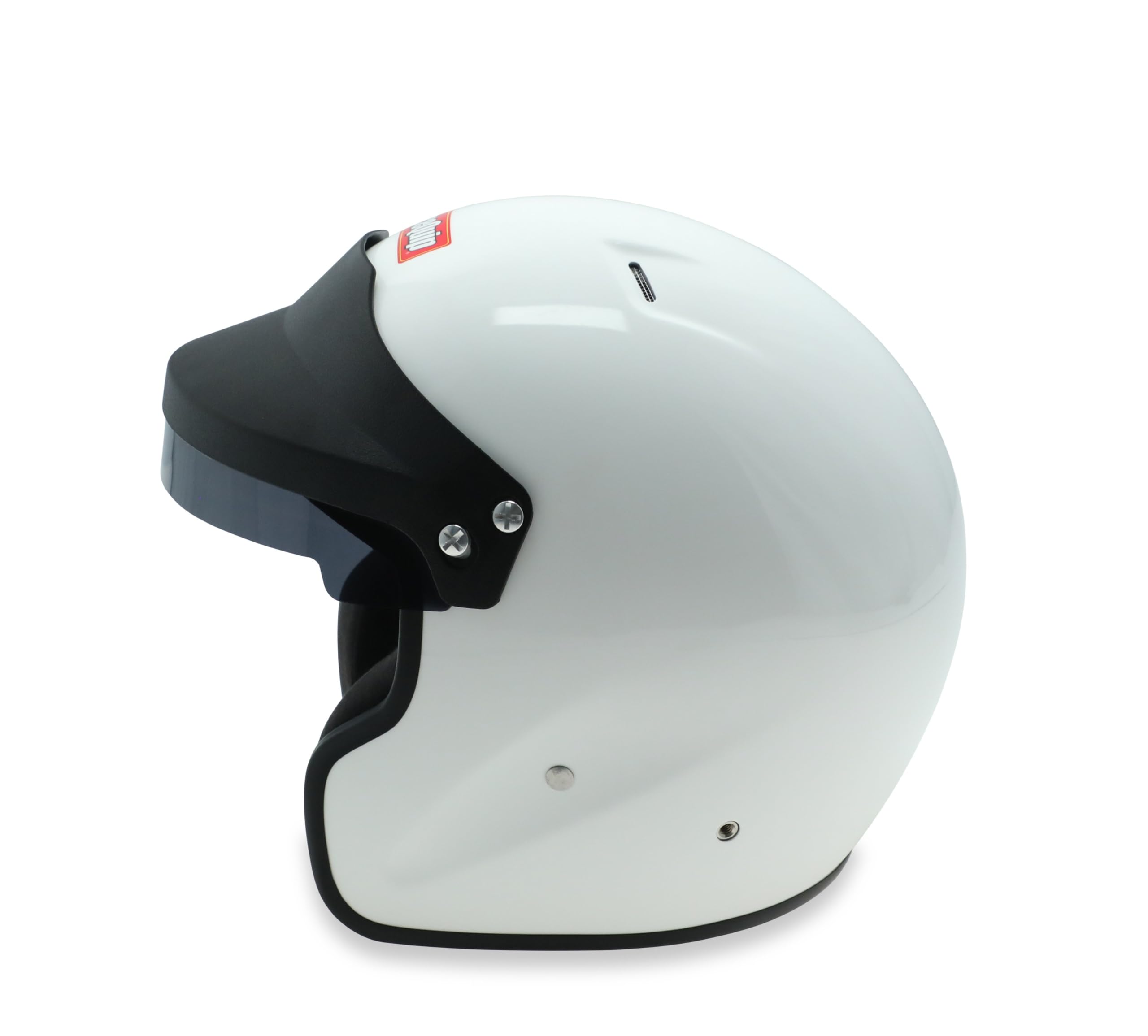 Open Face Helmet RaceQuip OF20 Series Snell SA-2020 Rated Gloss White Large 256115