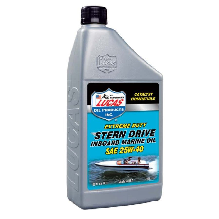 Lucas Oil 10677 4-Stroke Inboard Marine Engine Oil SAE 20W-40-1 Quart Stern Drive