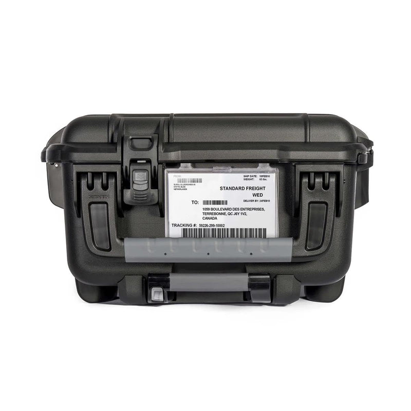 Wheeled Nanuk 962 Waterproof Hard Case with Padded Divider, Black