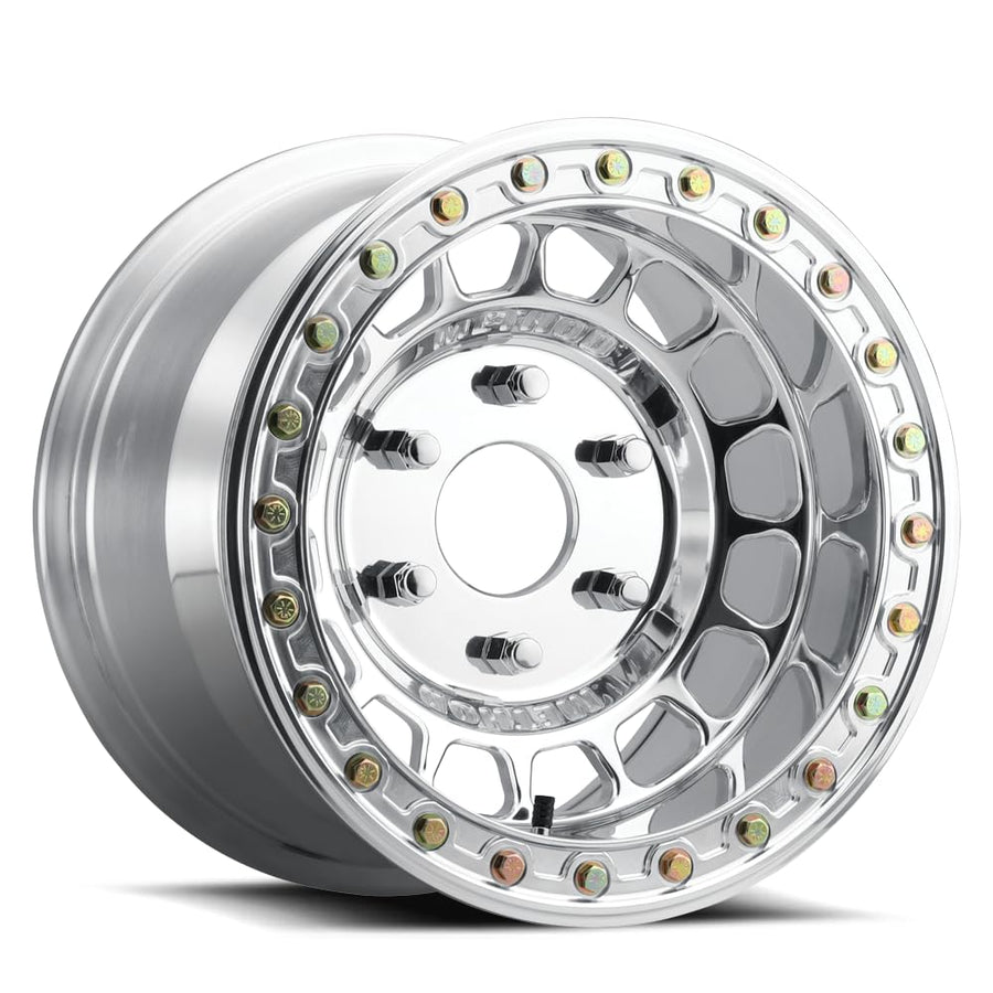 Method Race Wheel 15x10" UTV Beadlock 6x5.5, 0mm offset 5.57" Backspace, MR413510601155B