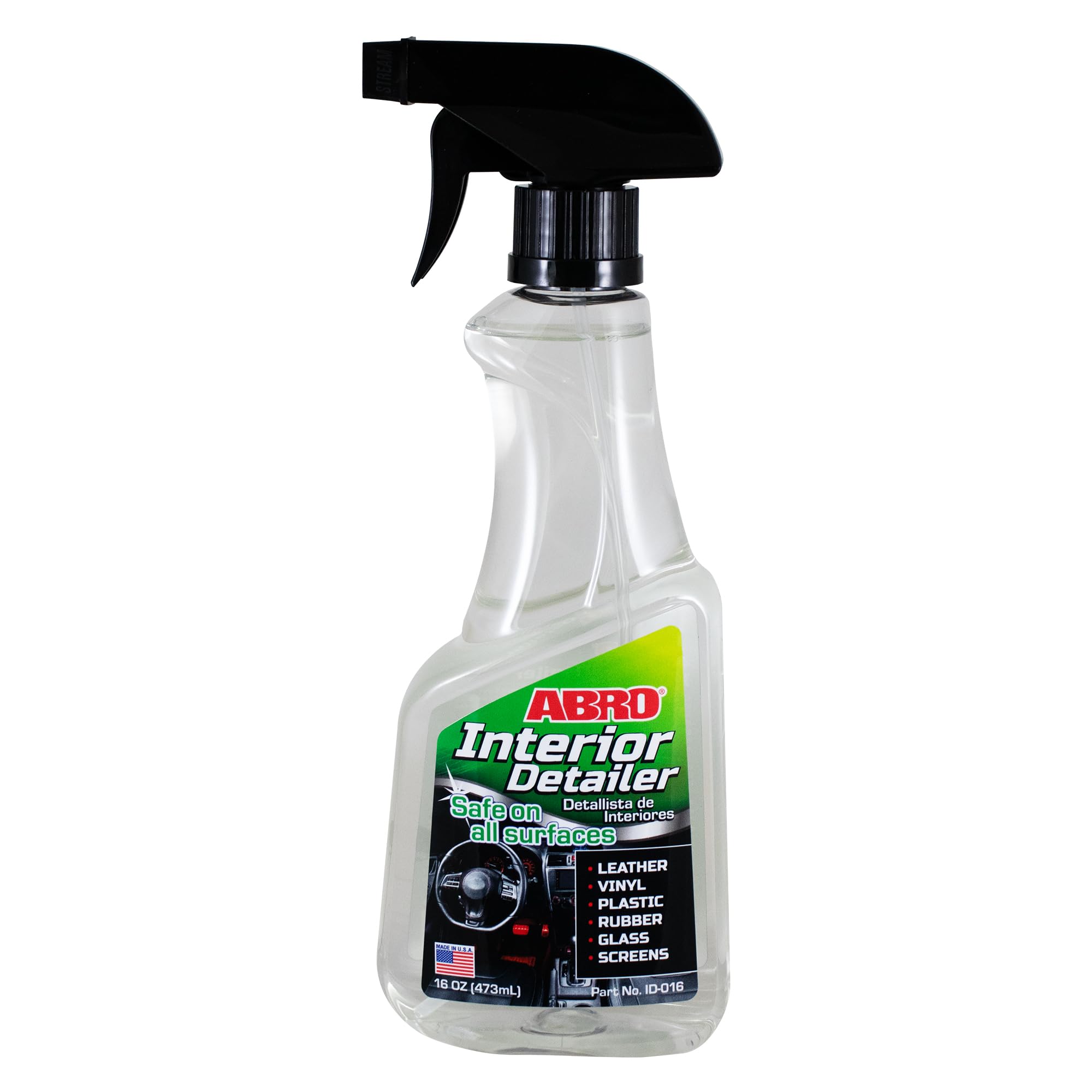 ABRO Car Detailing Kit Professional Grade, Includes Streak Free Glass Cleaner, Wheel Cleaner, 2 Mircofiber Cleaning Towels, Interior & Exterior Wash