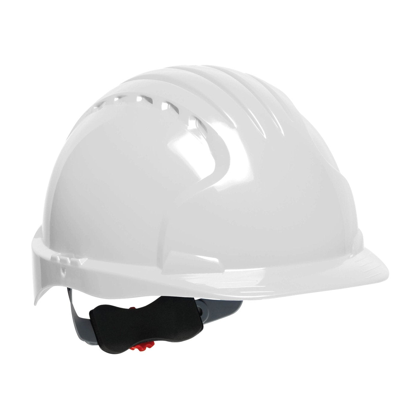 Deluxe Evolution 6151 280-EV6151-OR Standard Brim Hard Hat with HDPE Shell, 6-Point Polyester Suspension and Wheel Ratchet Adjustment