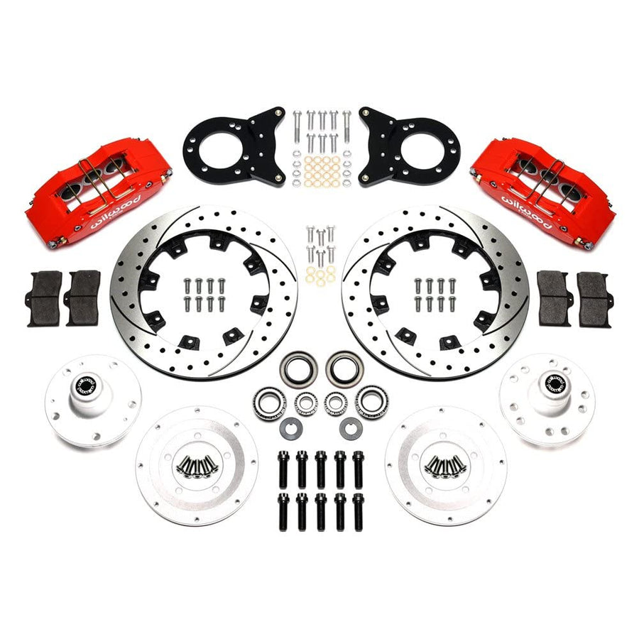 Front Hub Kit DP6A, 12.19", Drill, Red