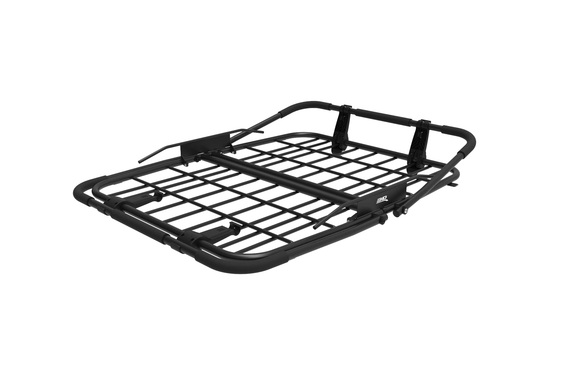 Transforming 3D MAXpider Roof Basket - Rooftop Cargo Basket, 52” x 43”, Adjustable Folding Multiple Configuration, Secure Luggage Storage Carrier, Mount on Universal Cross Bars for SUV/Truck/Car