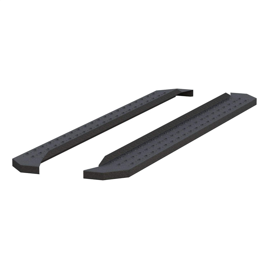 RidgeStep Commercial ARIES Running Boards 6.5 in. 85 in. Length VersaTrac Brackets Sold Separately Textured Black Powder Coat Carbon Steel