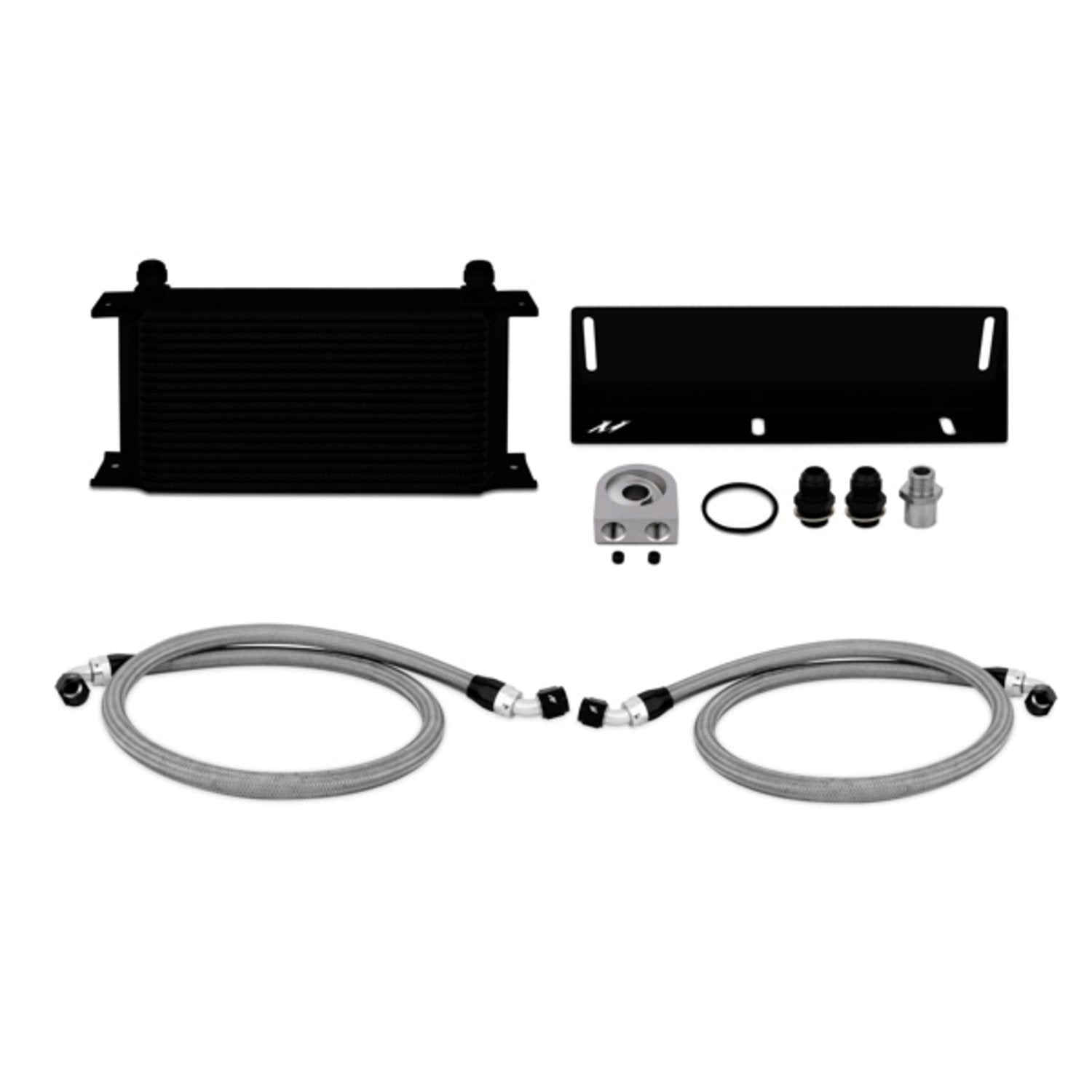Mishimoto Oil Cooler Kit MMOC-MUS-79BK Fits Ford Mustang 5.0 1979-1993 Black
