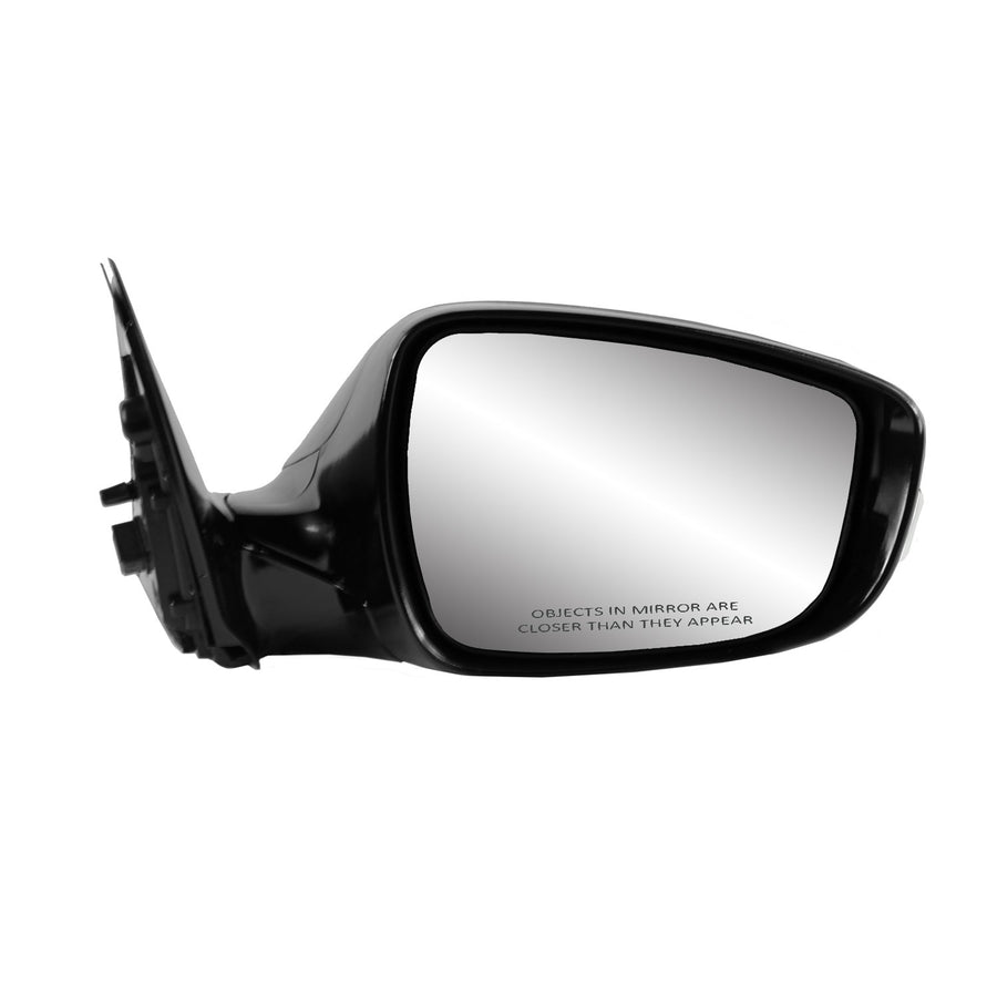 Fit System Mirror Passenger Side for Hyundai Veloster, Black w/PTM Cover, w/Turn Signal, Panoramic roof, Foldaway, w/o spot Mirror, Heated Power