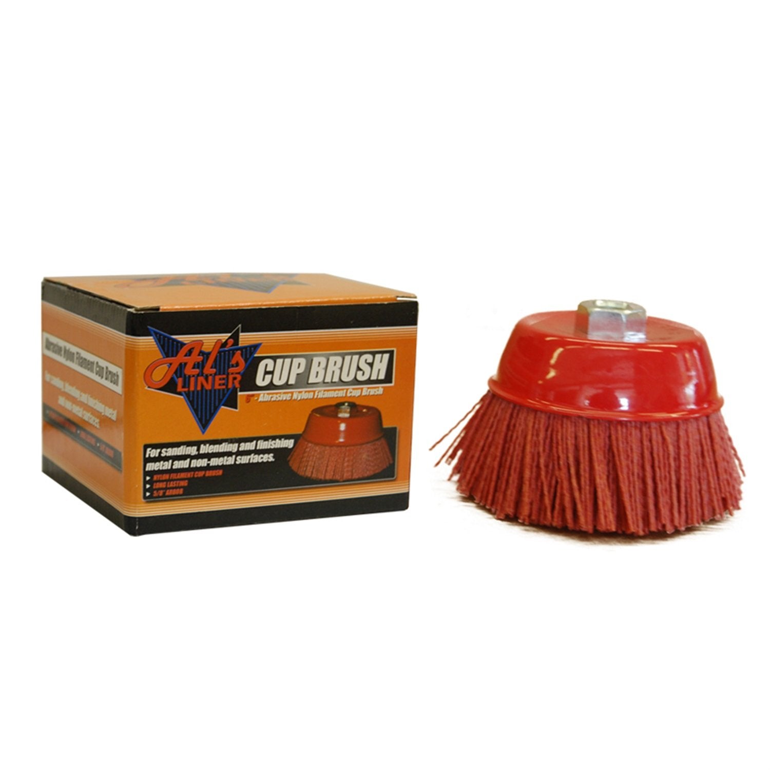 ALS-6CB Al's Liner 6" Abrasive Nylon Filament Cup Brush