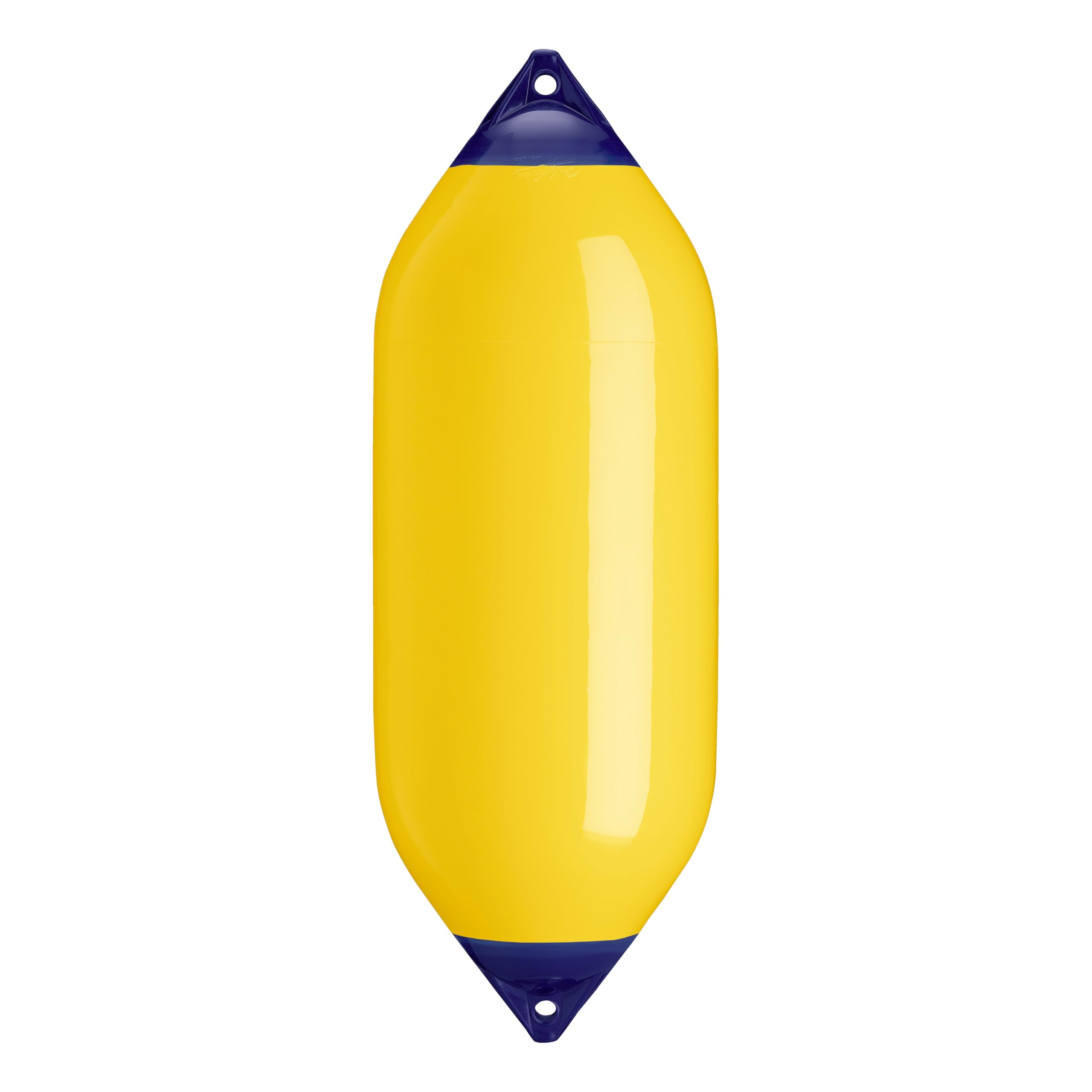 F-10 Standard Polyform Boat Fender Blue Ropehold - Yellow
