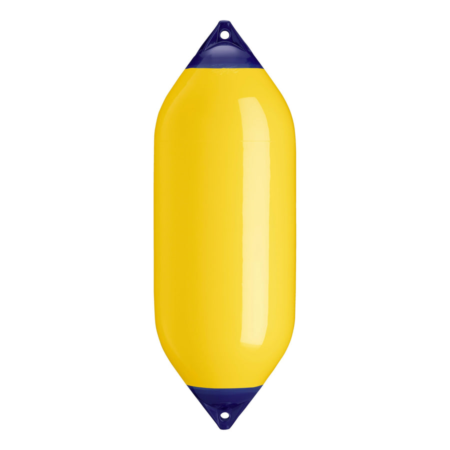 F-10 Standard Polyform Boat Fender Blue Ropehold - Yellow