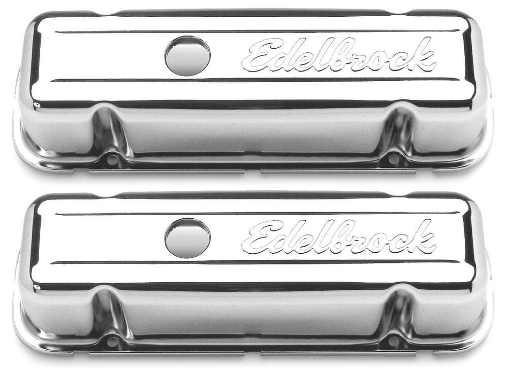 Signature Series Edelbrock Chrome Valve Covers - Set of 2