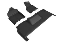 3D MAXpider Kagu Custom Fit Floor Mat (Black) Compatible with Dodge Ram 2500 Mega Cab 2019-2024 - Full Set