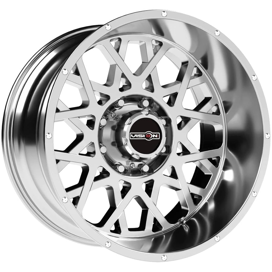 412 Rocker Vision 18x9 8x6.5" +12mm Chrome Wheel Rim 18" Inch