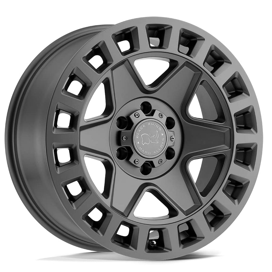 YORK Black Rhino Hard Alloys 17X8 5X120 5.88 35mm MATTE GUNMETAL - 1780YRK355120G76