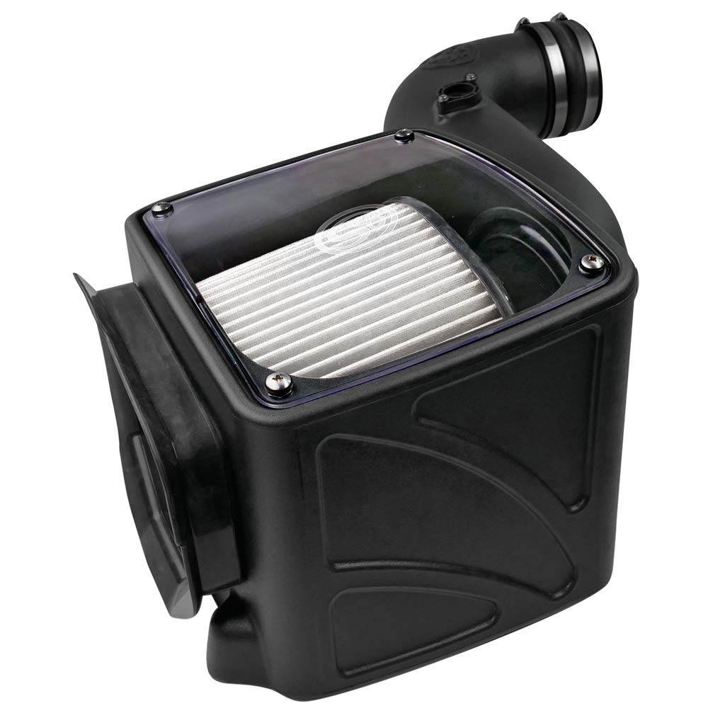 Cold Air Intake S&B Filters 75-5080D For 2006-2007 Chevy/GMC Duramax LLY-LBZ 6.6L (Dry Extendable Filter)