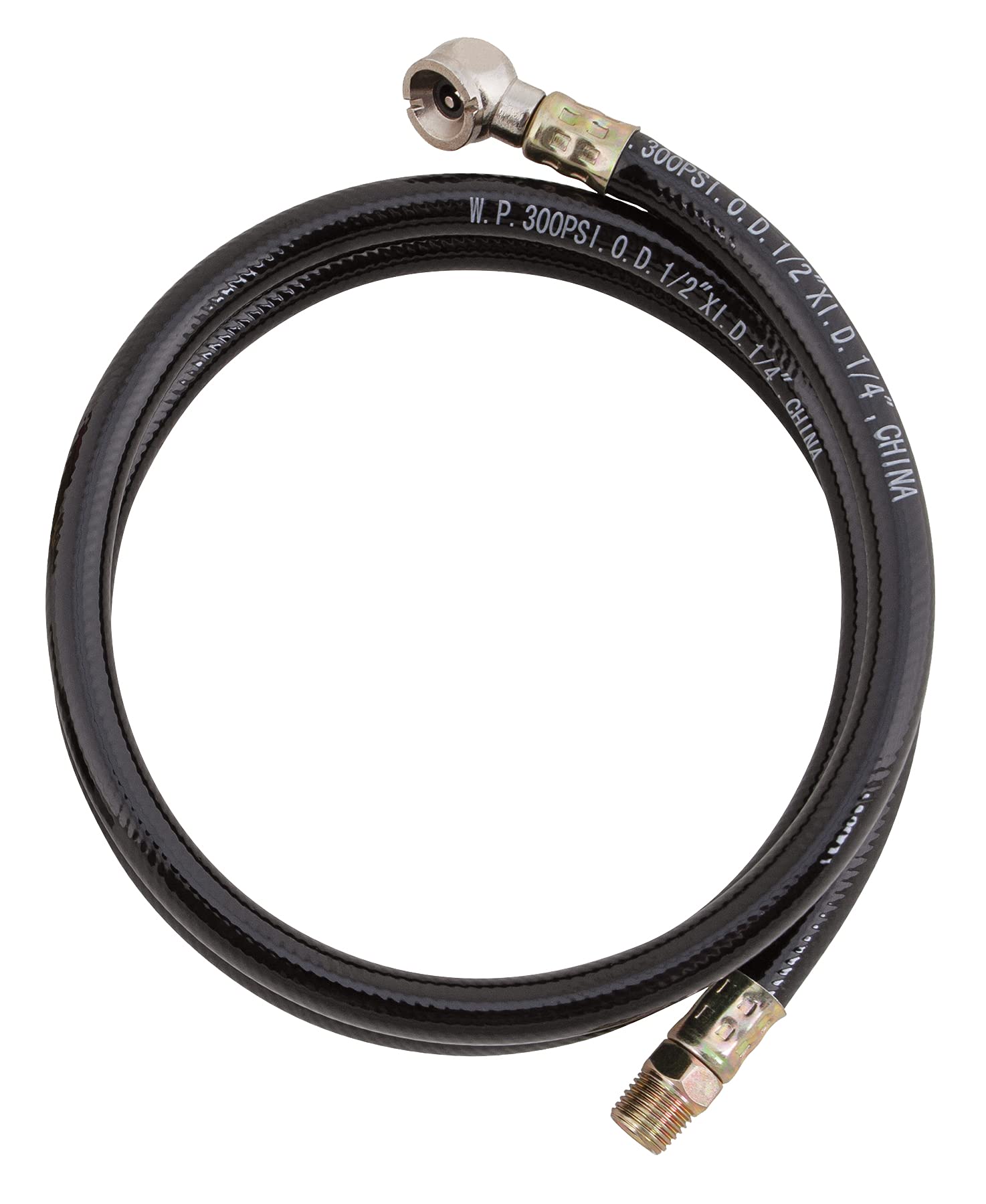W10057 Performance Tool Lightweight PVC Air Hose, Kink and Abrasion Resistant, Weather Resistant, 300 PSI Working Pressure, 1/4-Inch NPTM Thread