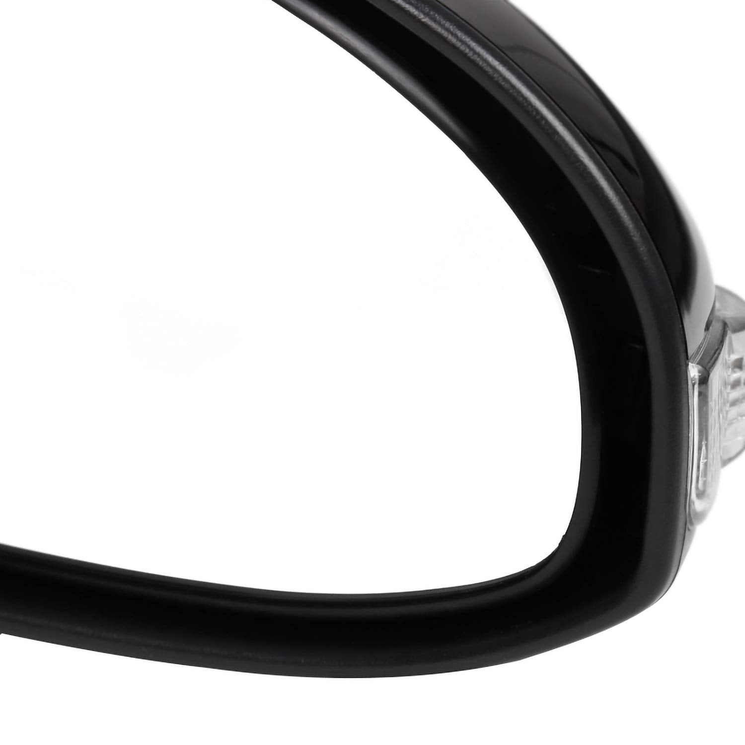 9 Pin Spec-D Tuning Glossy Black Power Fold Heated Signal Right Passenger Side Mirror Compatible with Toyota Corolla 2014-2018