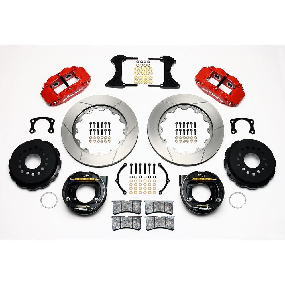 Rear P-Brk Kit, FNSL4R 14.00", Red