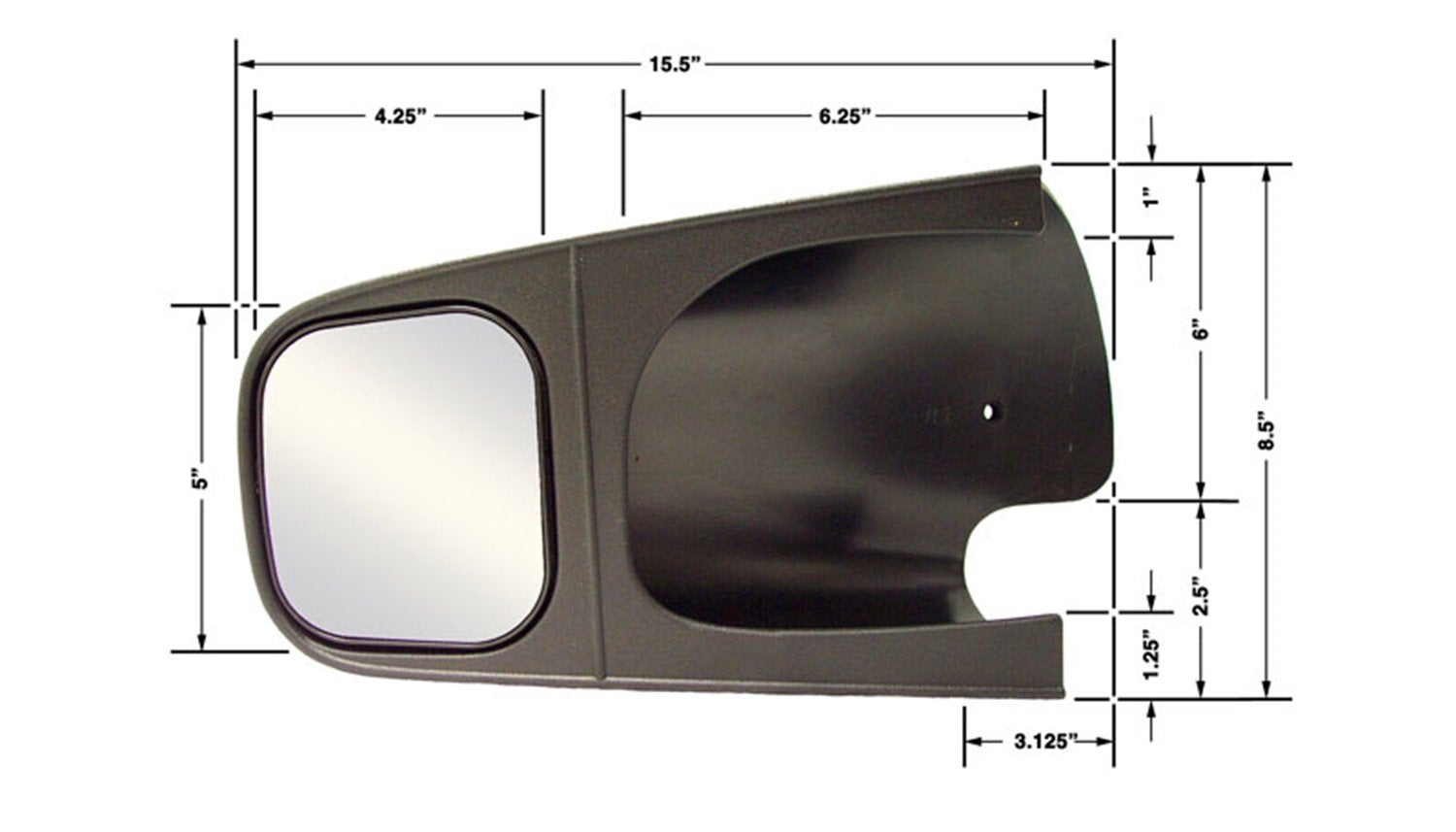 Dodge CIPA 10501 Custom Driver Side Towing Mirror