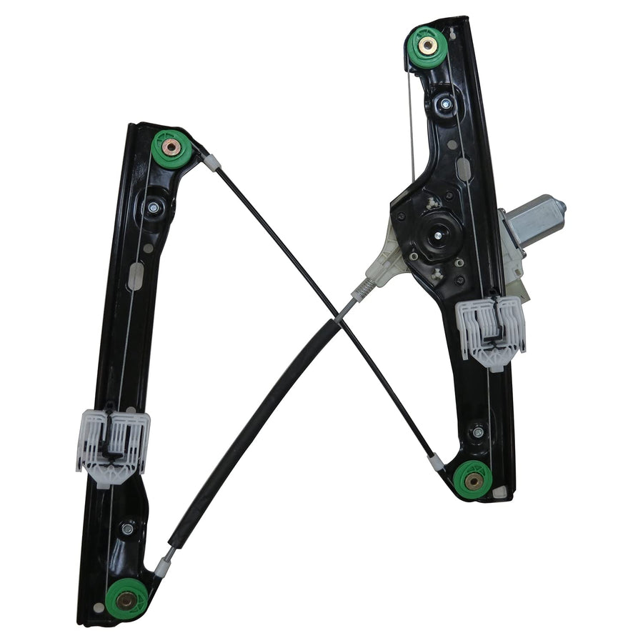 Power Window Motor and Regulator Assembly TYC 660598 Front Left-Side Compatible with 2006-2011 BMW 3 Series