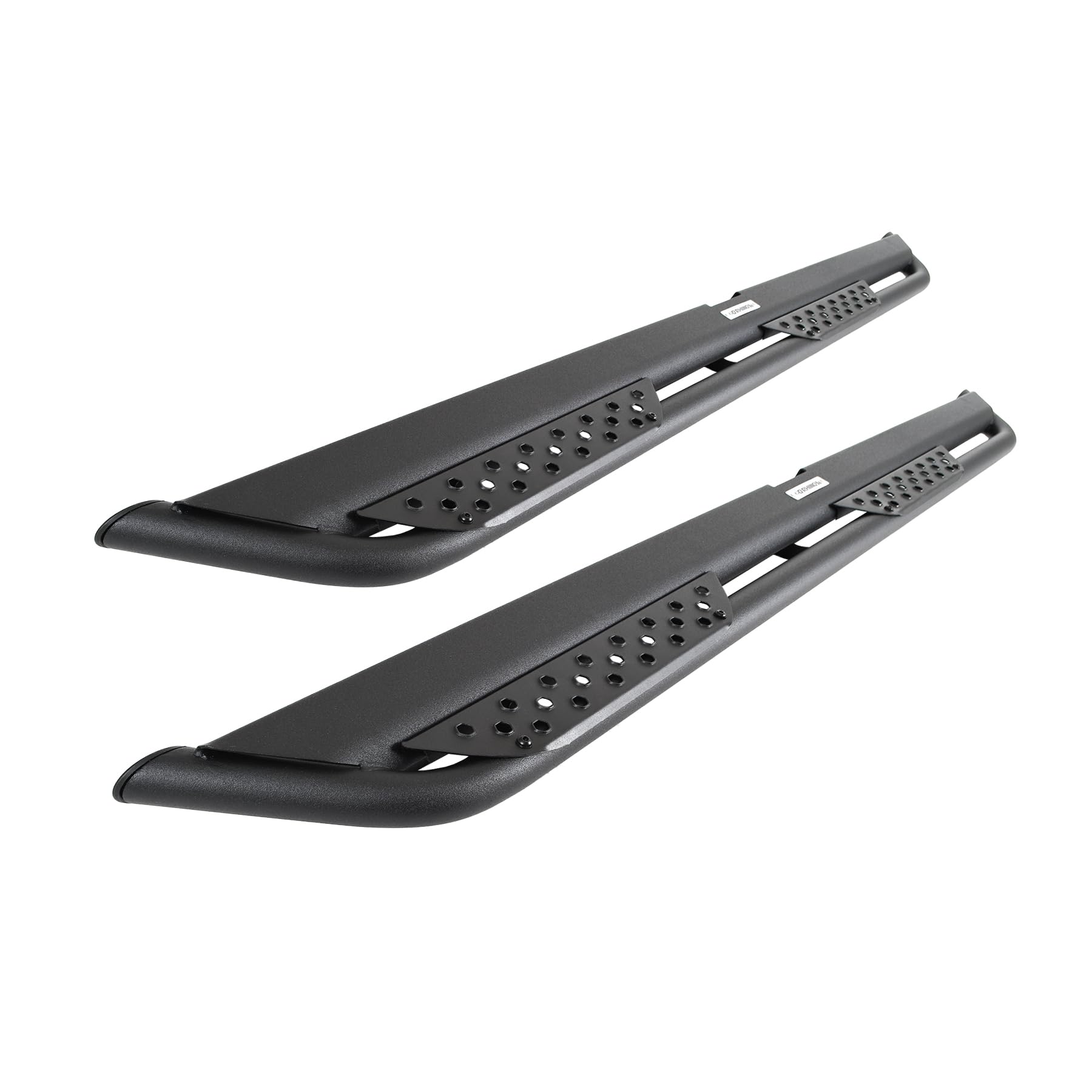 Dominator Xtreme DT Side Steps | Go Rhino 73" Mild Steel, Textured Black | DT60073T