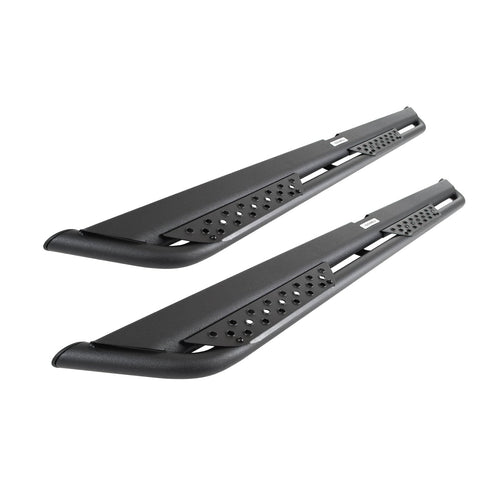Dominator Xtreme DT Side Steps | Go Rhino 73" Mild Steel, Textured Black | DT60073T